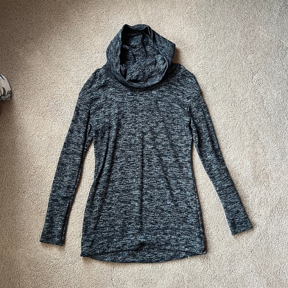 Merona Gray Cowl Neck Sweater Size S